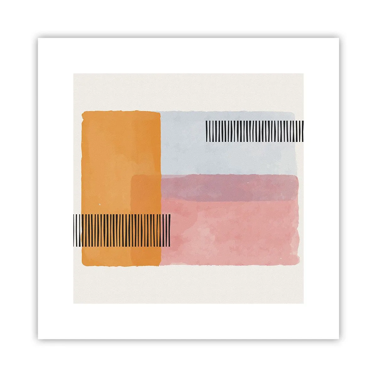 Plakat - Z kąta w kąt - 30x30 cm