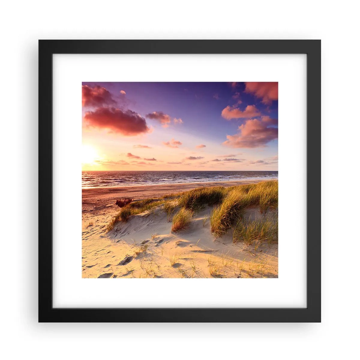 Plakat w czarnej ramie - Już latem pachnie powietrze - 30x30 cm