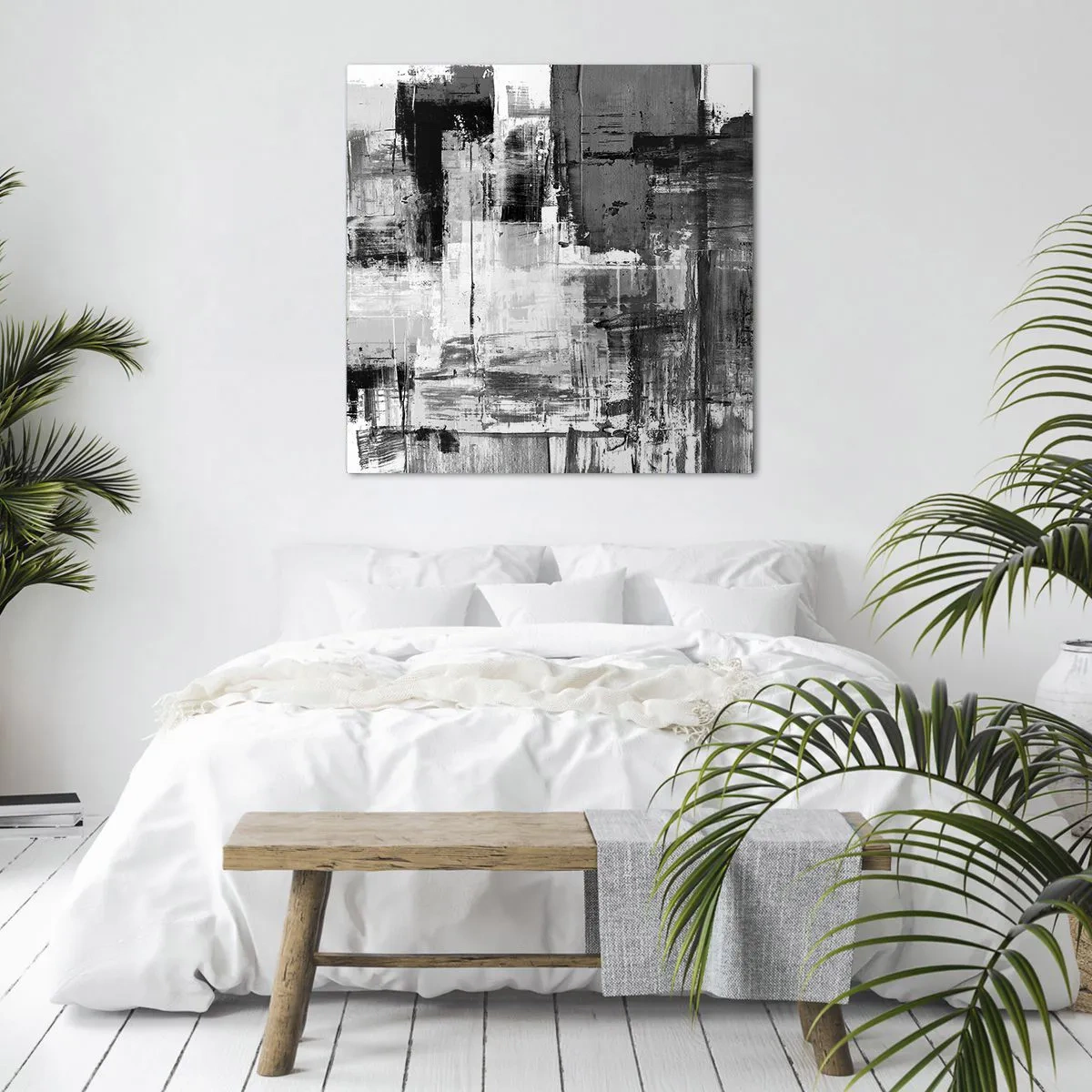 Obraz na płótnie - Szare jest piękne - 70x70 cm