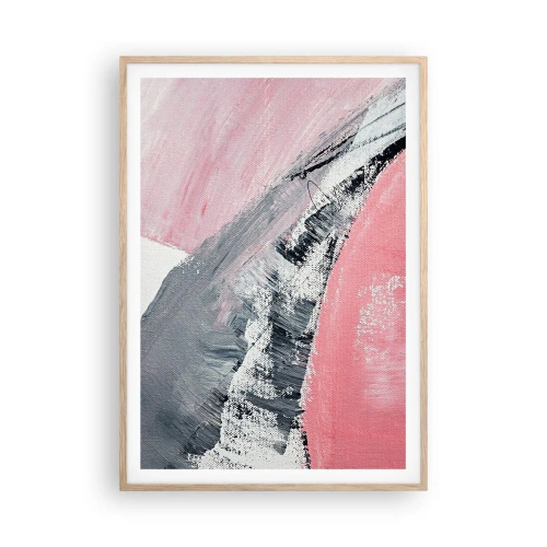 Plakat w ramie jasny dąb - Kompozycja dopasowana - 70x100 cm