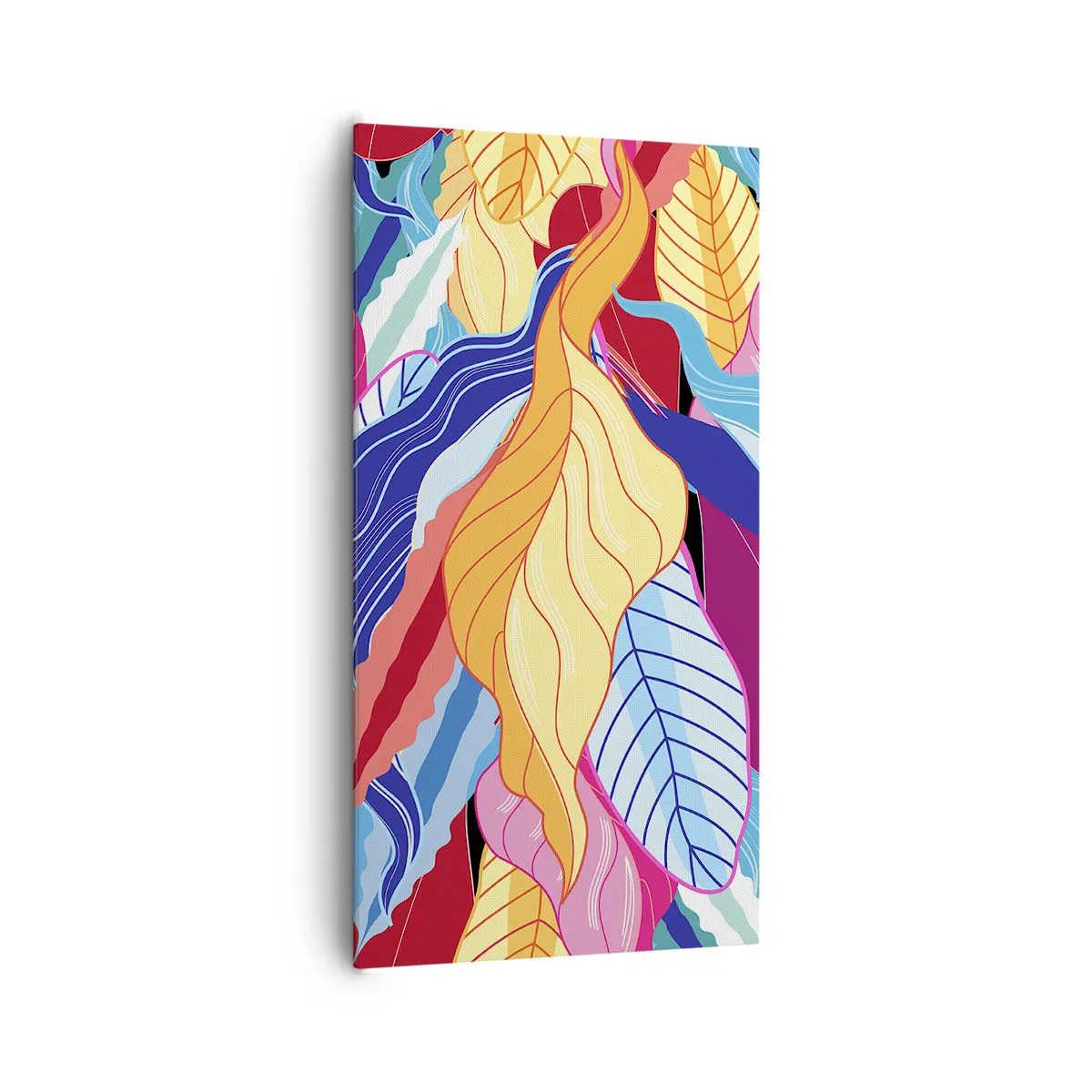 Obraz na płótnie - Kolorowy bałagan - 65x120 cm