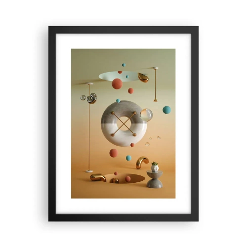 Plakat w czarnej ramie - Wszystko się zdarzyć może - 30x40 cm