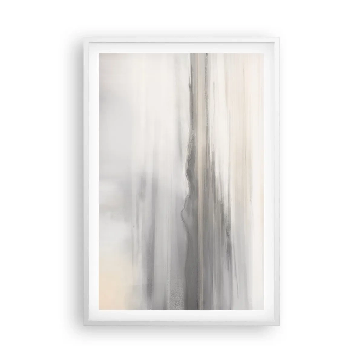 Plakat w białej ramie - Zamyślona dal - 61x91 cm