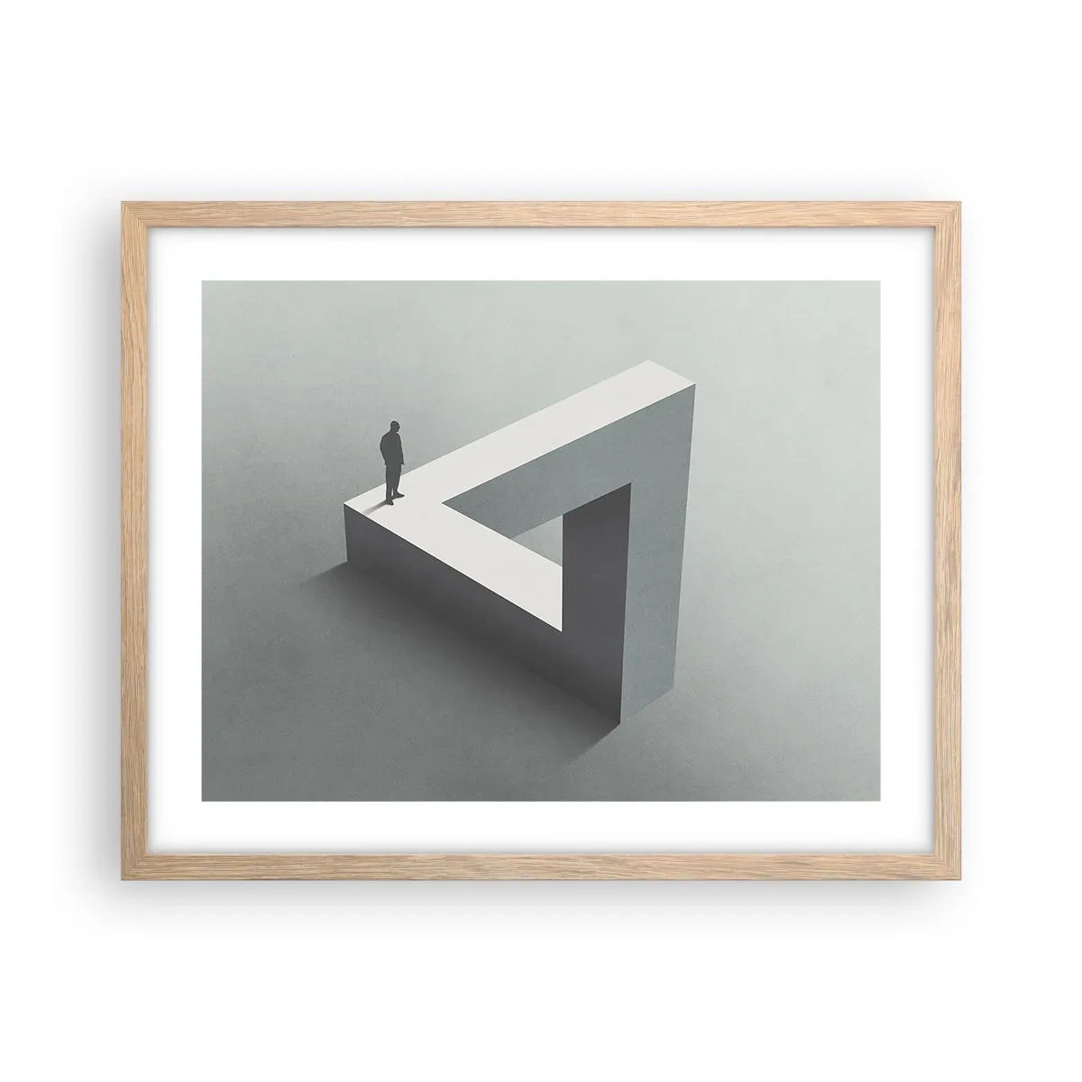 Plakat w ramie jasny dąb - A jednak możliwe - 50x40 cm