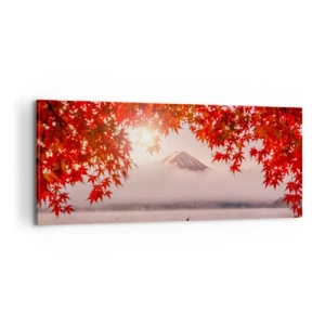 Obraz na płótnie - W japońskim klimacie - 100x40 cm