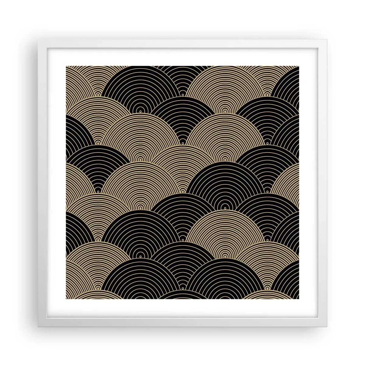 Plakat w białej ramie - Jedność w wielości - 50x50 cm