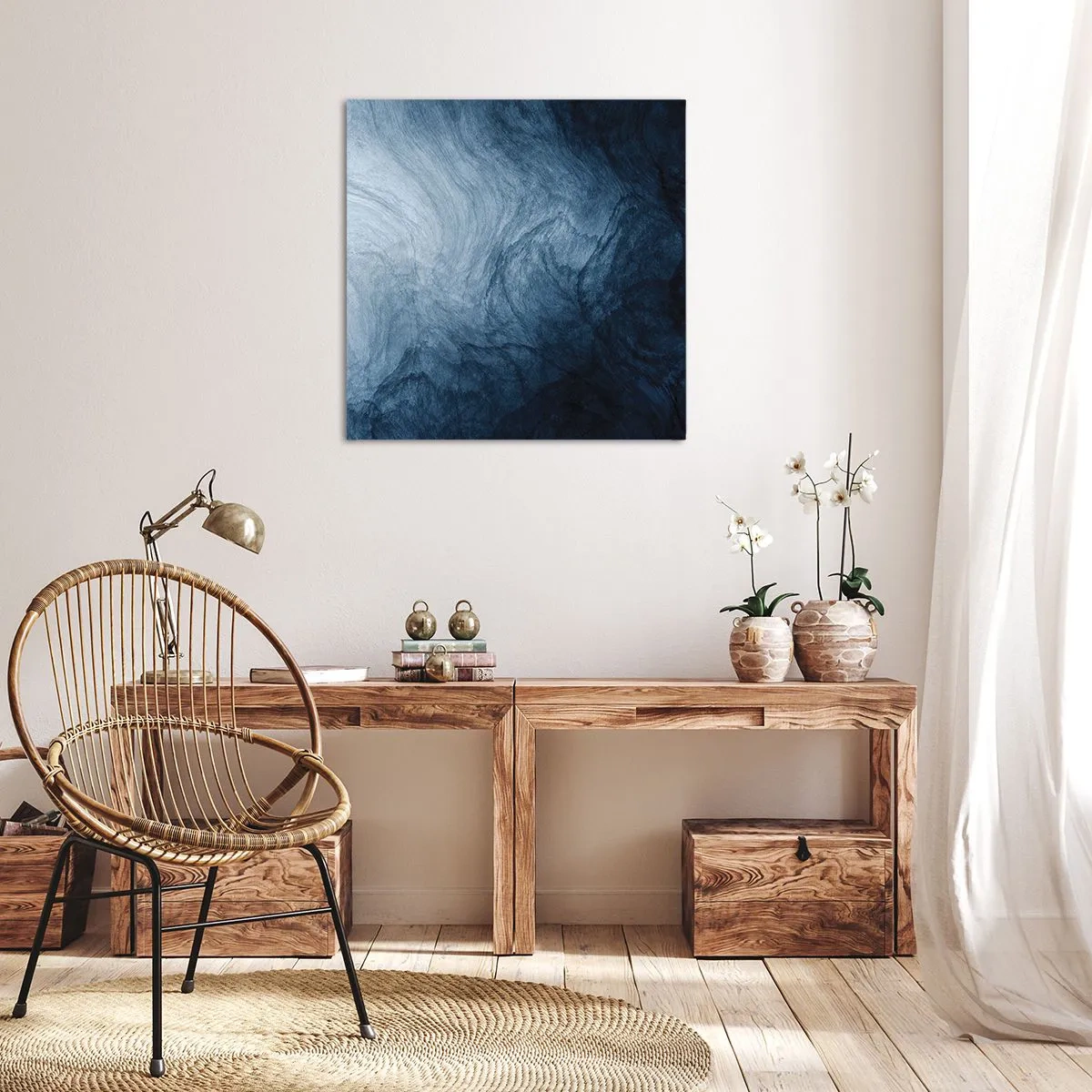 Obraz na płótnie - W głąb sięgnąć - 60x60 cm