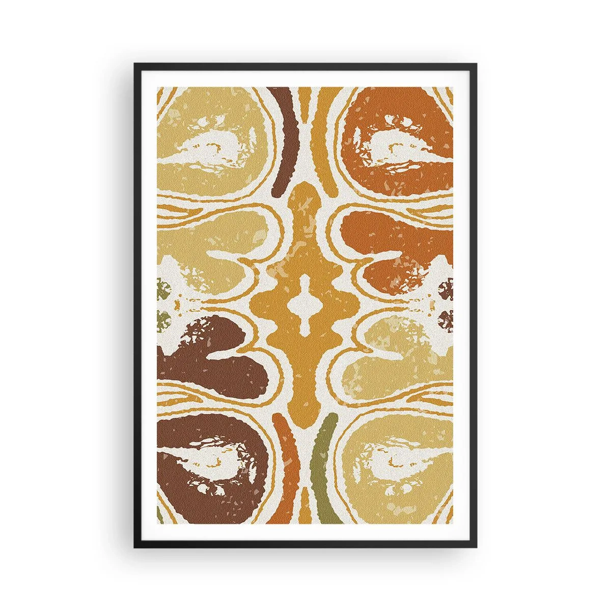 Plakat w czarnej ramie - Abstrakcja sentymentalna - 70x100 cm