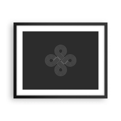 Plakat w czarnej ramie - W duchu celtyckim - 50x40 cm