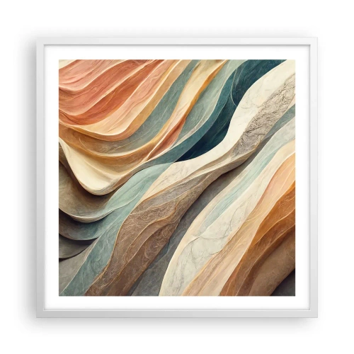 Plakat w białej ramie - Chwila przed zmianą - 60x60 cm