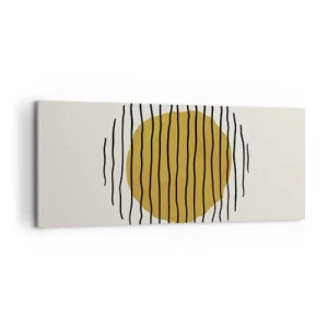 Obraz na płótnie - Abstrakcja drżąca od żaru - 100x40 cm