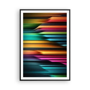 Plakat w czarnej ramie - Świetlne organy - 70x100 cm