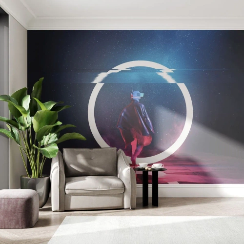 Fototapeta Premium Sand - Między światami - Futurystyczny, Astronauta, Kosmos - 500x350 cm