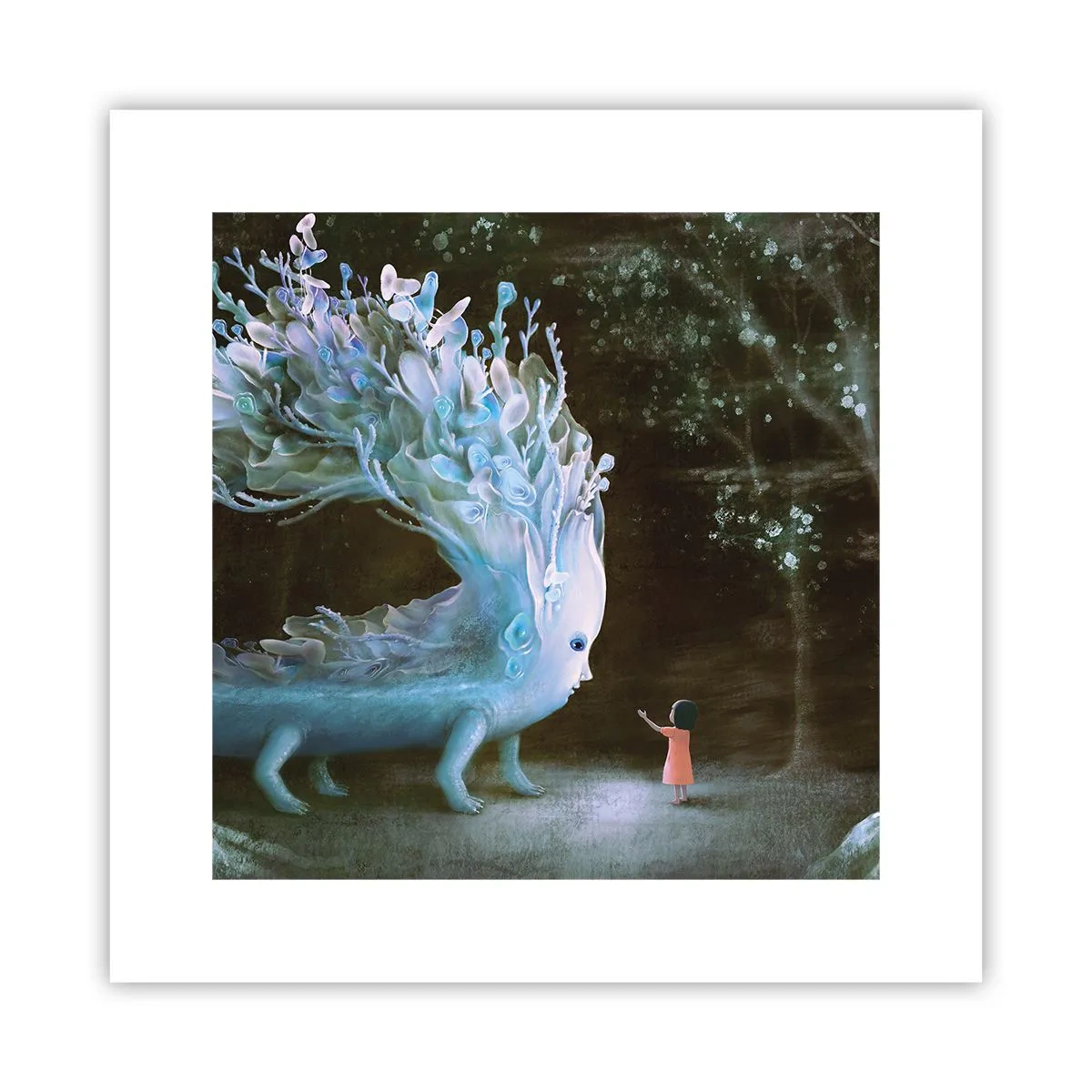 Plakat - Fantastyczne spotkanie - 30x30 cm