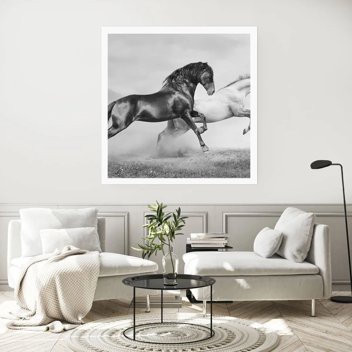 Plakat - Anioły i demony - 40x40 cm