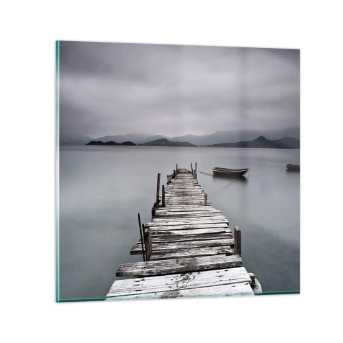 Obraz na szkle - Jutro możesz ruszać - 30x30 cm