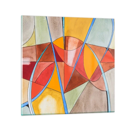 Obraz na szkle - Karuzela, karuzela marzeń - 40x40 cm