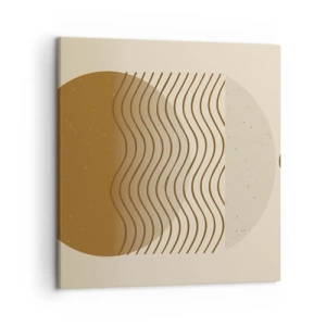 Obraz na płótnie - O pochodzeniu figur geometrycznych - 50x50 cm