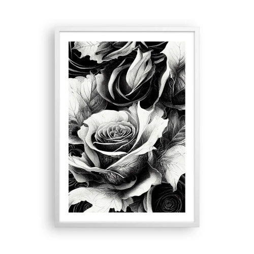 Plakat w białej ramie - Zawsze królowa - 50x70 cm
