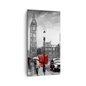 Obraz na płótnie - Wcale nie szare miasto - 55x100 cm