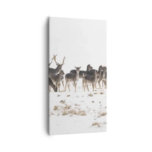 Obraz na płótnie - Idą święta? - 55x100 cm