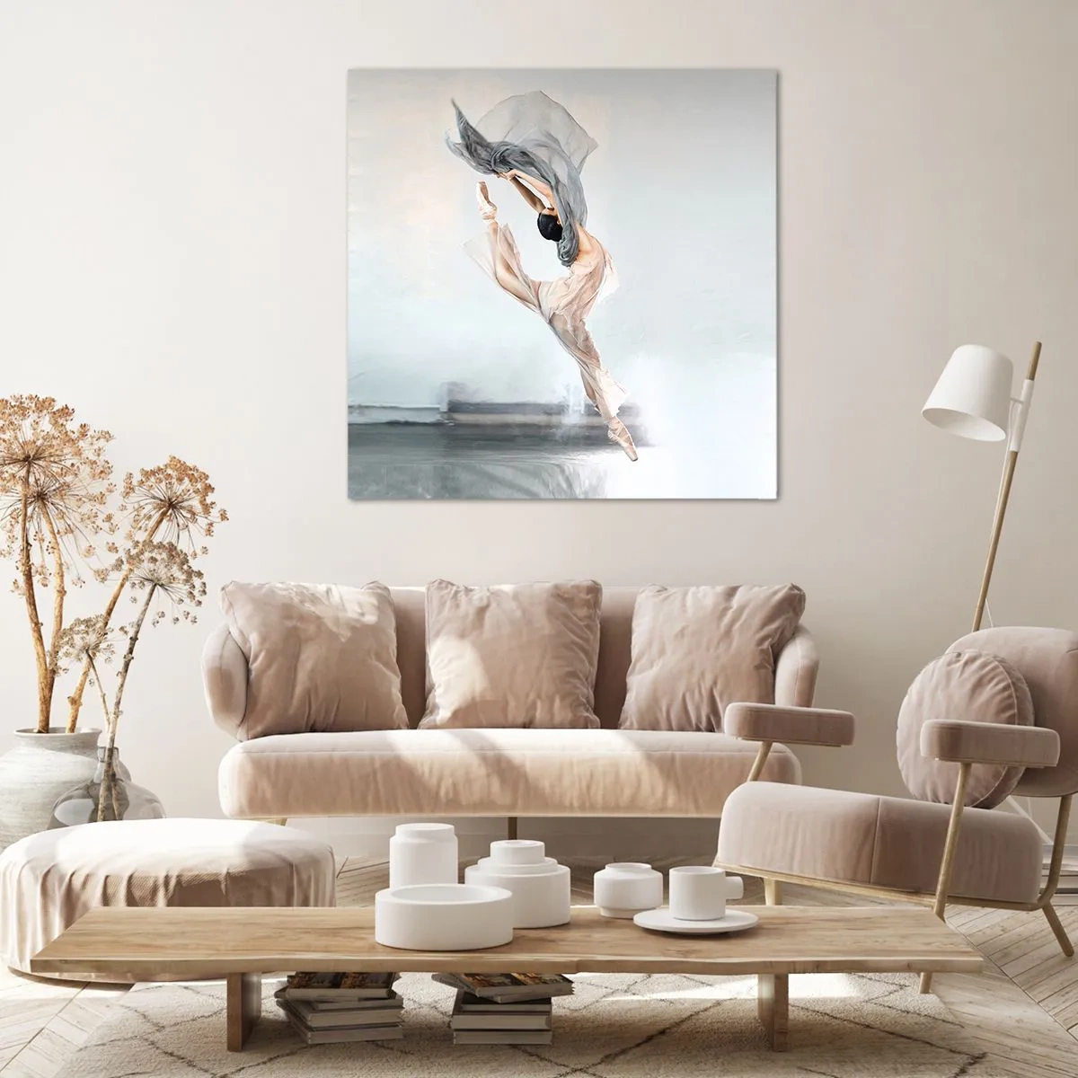 Obraz na płótnie - W tanecznym uniesieniu - 60x60 cm