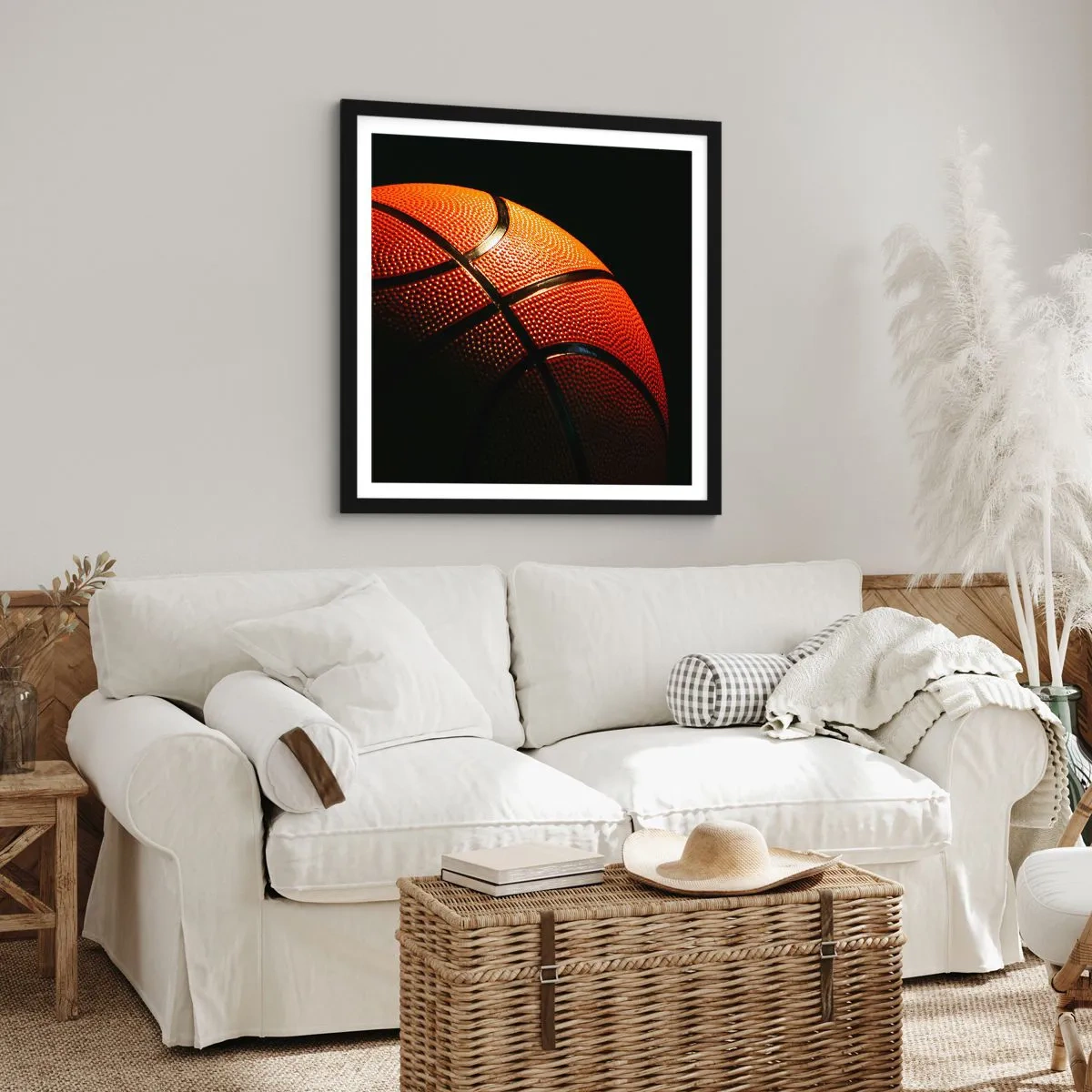 Plakat w czarnej ramie - Piękna jak planeta - 30x30 cm