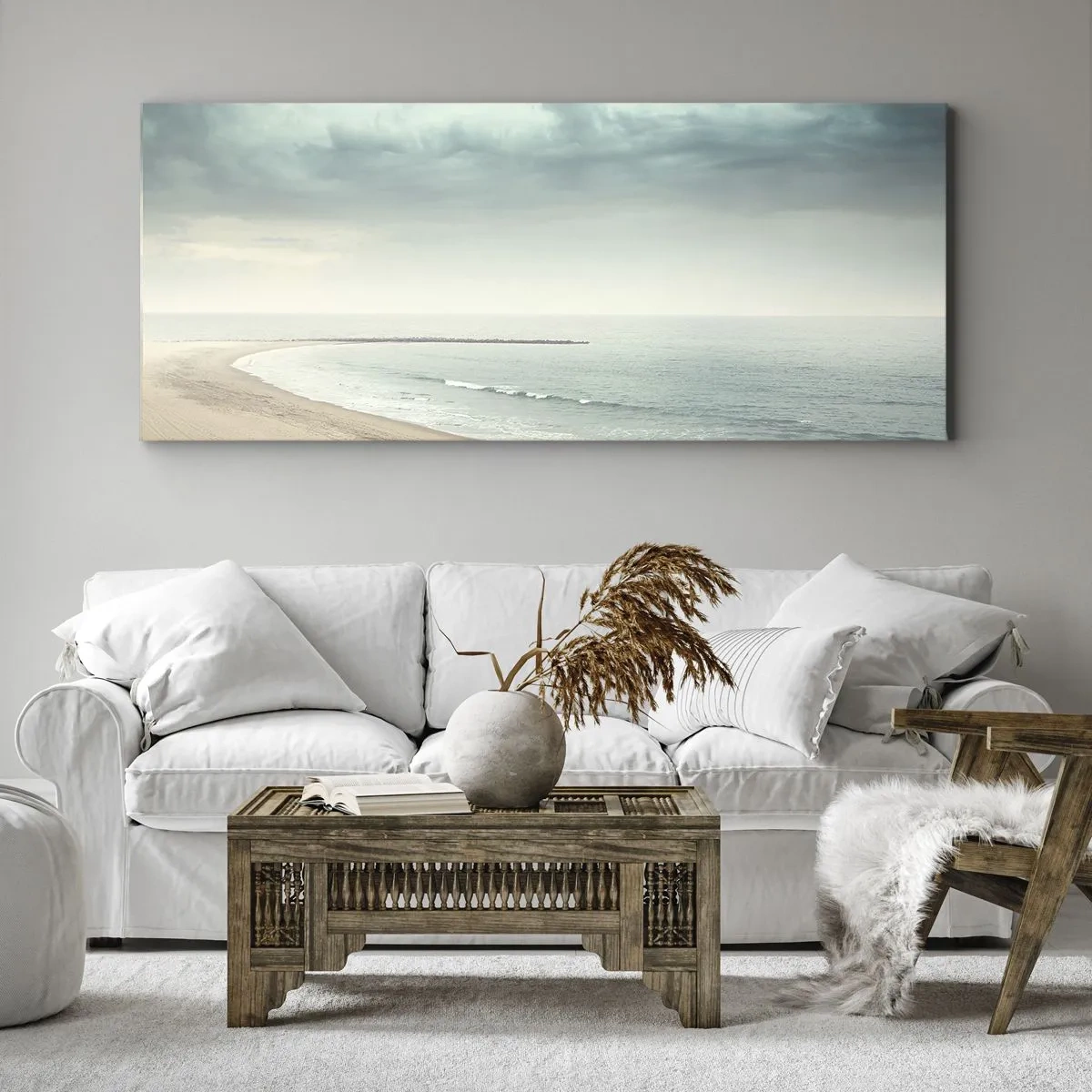 Obraz na płótnie - w poszukiwaniu spokoju - 100x40 cm
