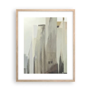 Plakat w ramie jasny dąb - Sen o mieście - 40x50 cm