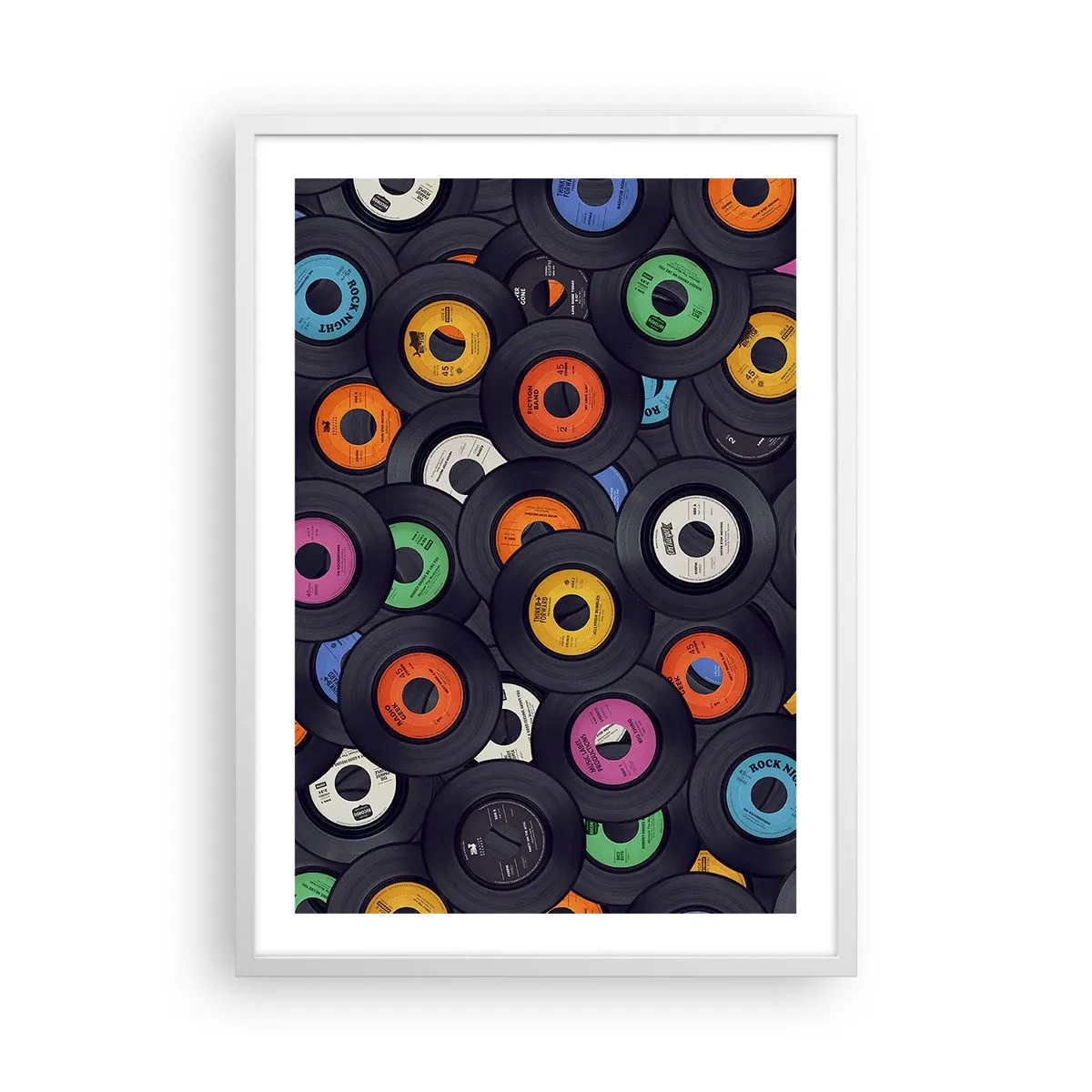 Plakat w białej ramie - Kolory klasyki - 50x70 cm