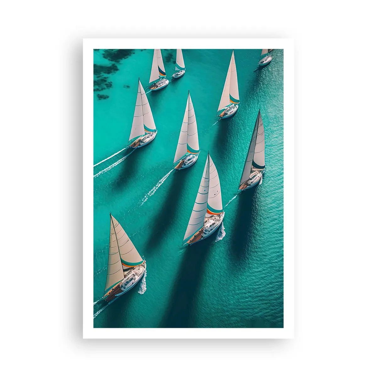 Plakat - W zawody z wiatrem - 70x100 cm