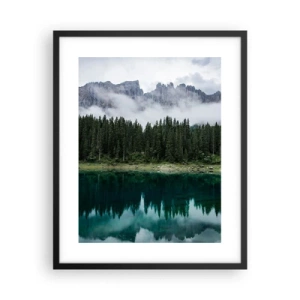 Plakat w czarnej ramie - Cicho, cicho, nie budźmy wody spiącej… - 40x50 cm