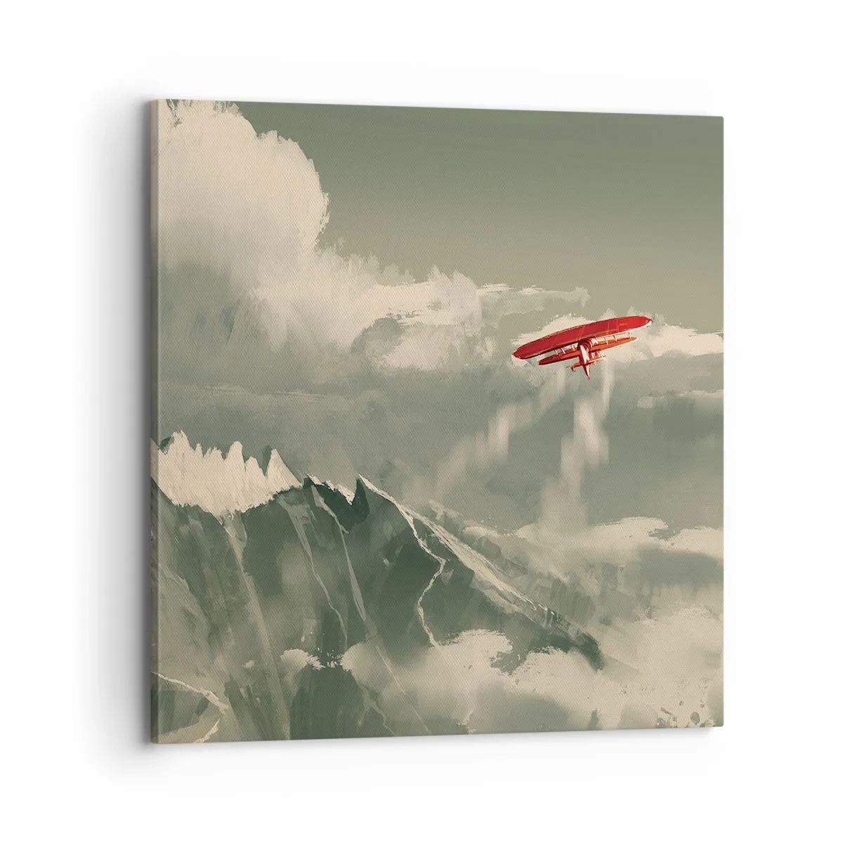 Obraz na płótnie - Nieustraszony pionier - 70x70 cm