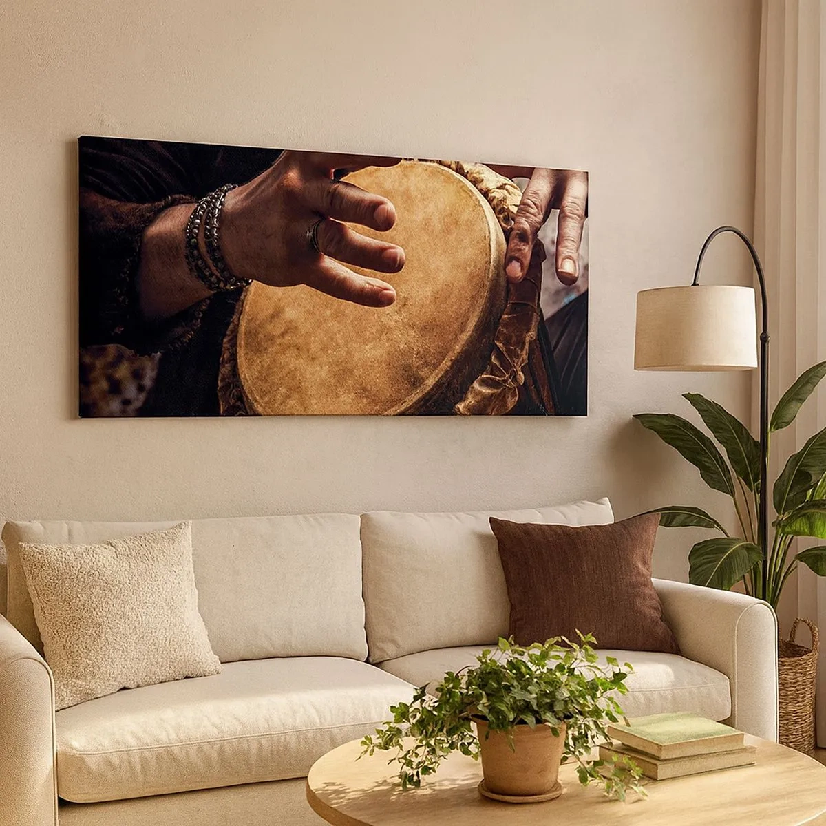 Obraz na płótnie - W rytmie serca - 100x40 cm