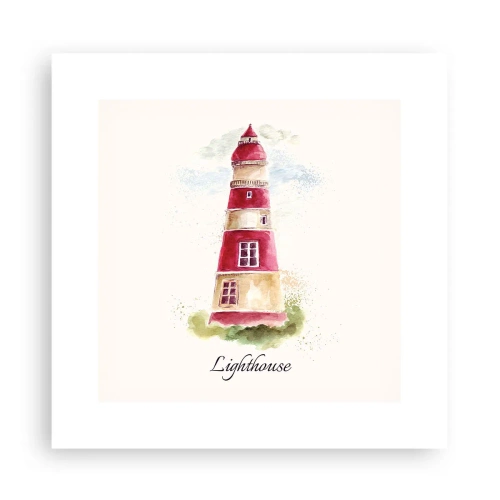 Plakat - Wokół zawsze pogoda - 30x30 cm