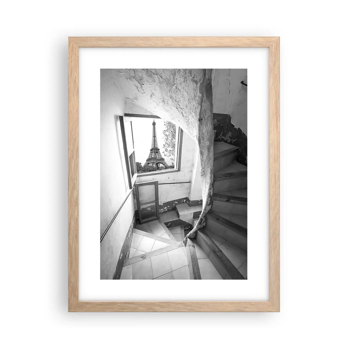Plakat w ramie jasny dąb - Co za widok! - 30x40 cm