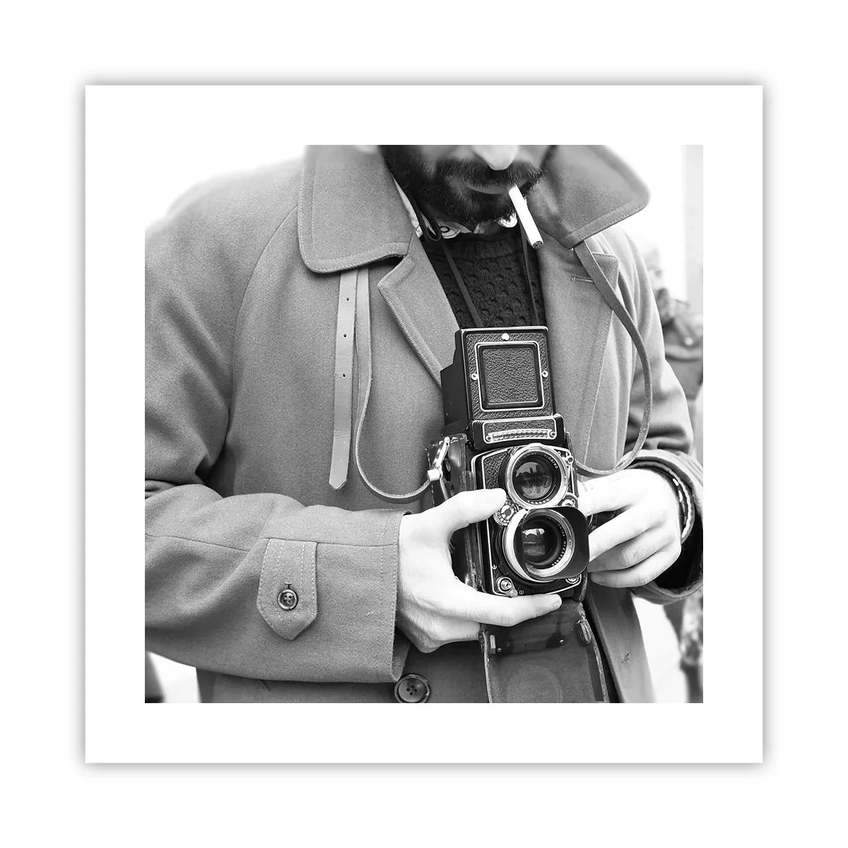 Plakat - W stylu retro - 40x40 cm