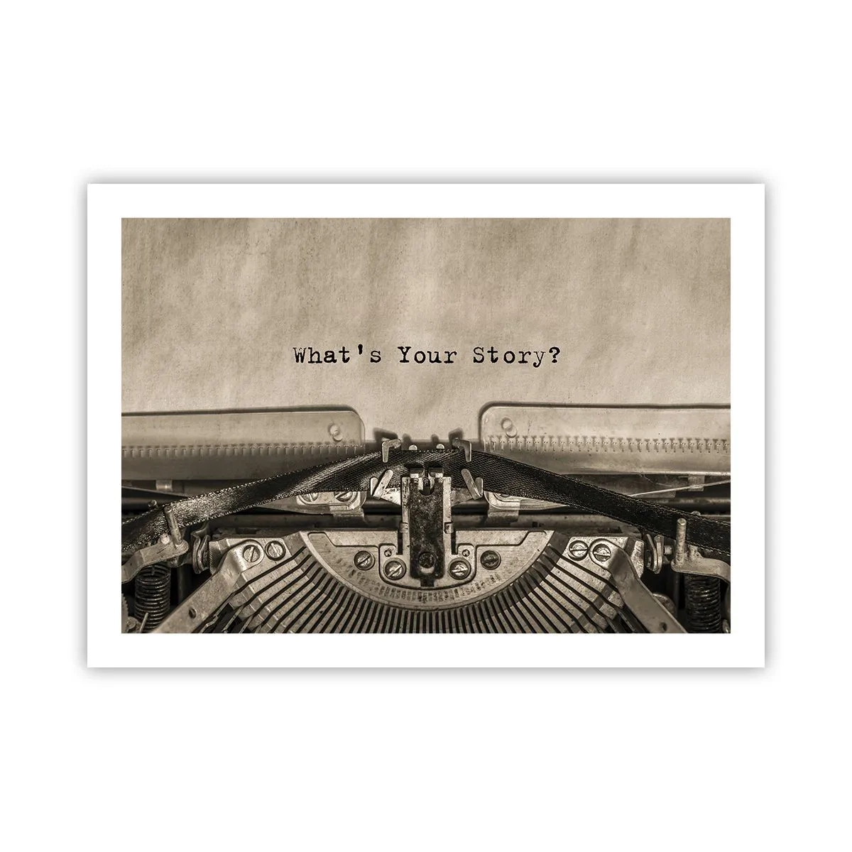 Plakat - Opowiedz mi - 70x50 cm