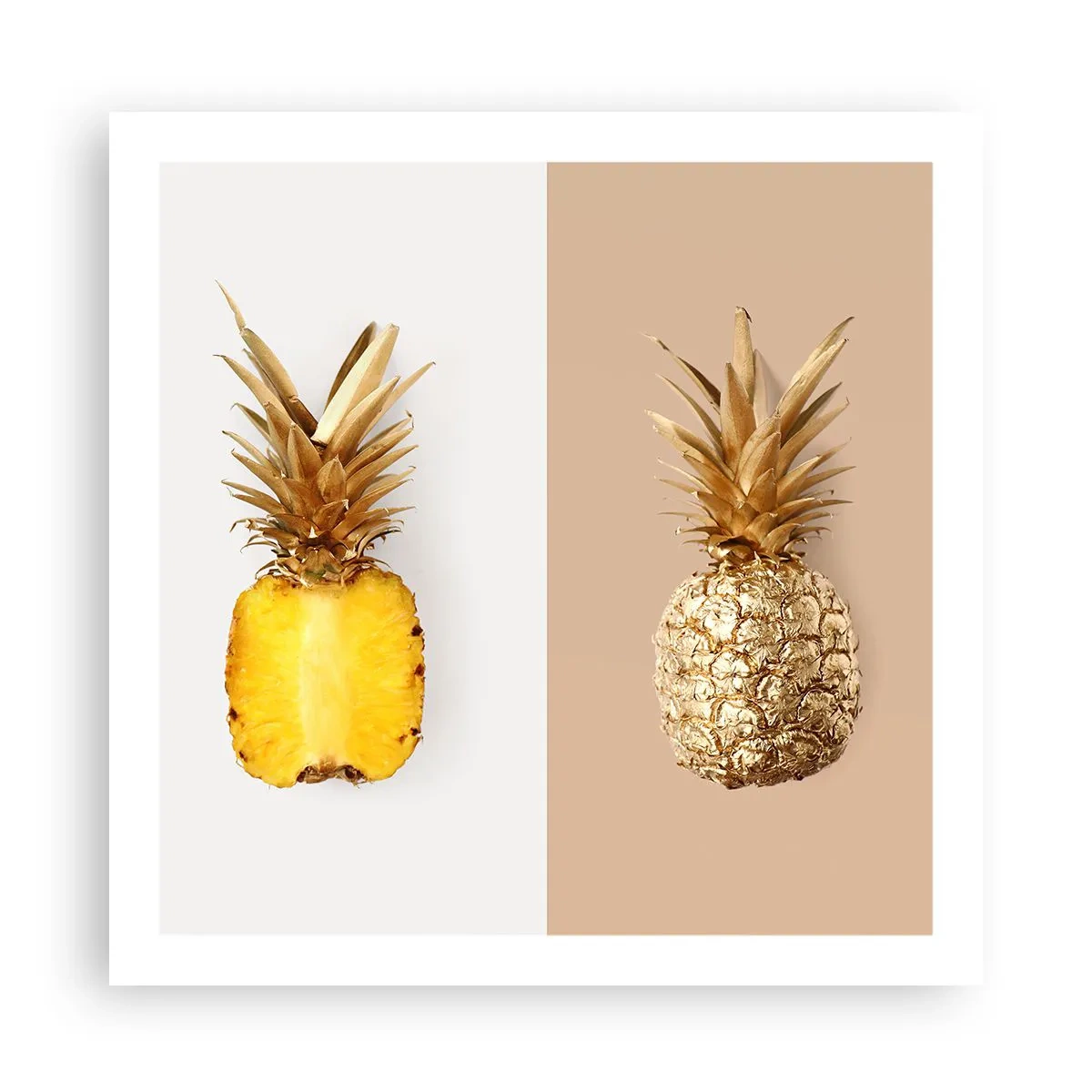 Plakat - Ananas dla nas - 60x60 cm
