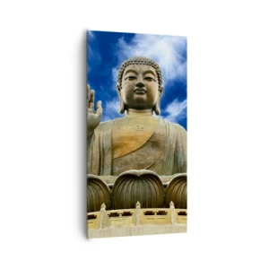 Obraz na płótnie - Żyj bez strachu - 65x120 cm