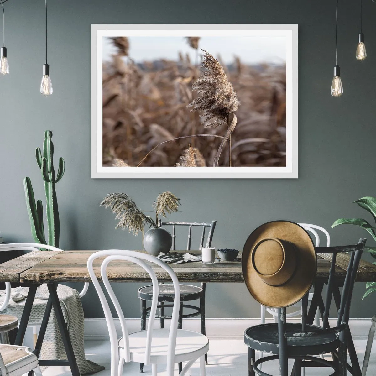 Plakat w białej ramie - Czas odlecieć z wiatrem - 40x30 cm