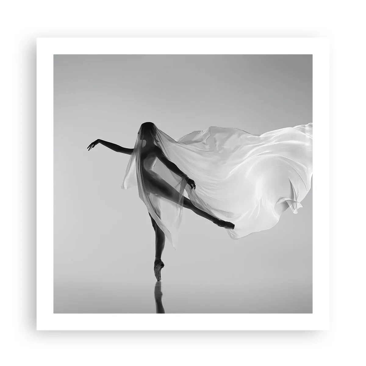Plakat - Lekkość i wdzięk - 60x60 cm