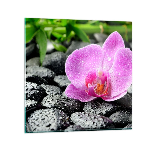 Obraz na szkle - Jak otwarte serce - 50x50 cm