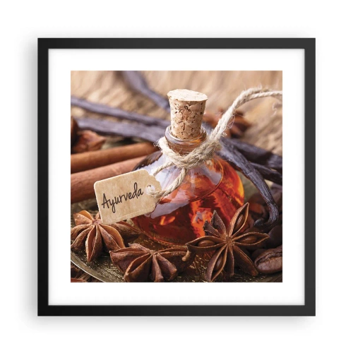 Plakat w czarnej ramie - Ku jedności ciała i ducha - 40x40 cm