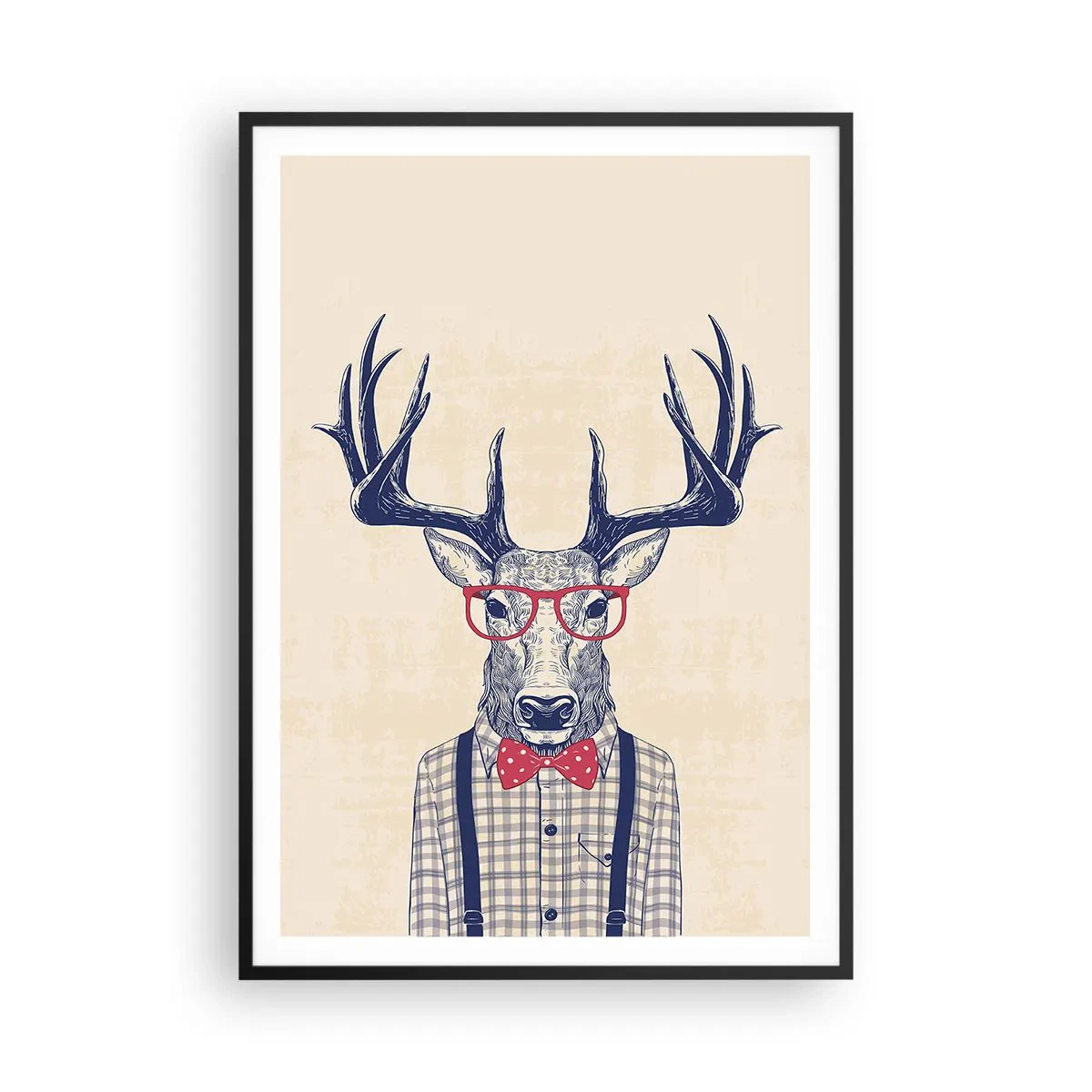 Plakat w czarnej ramie - Zabawna ekstrawagancja - 70x100 cm