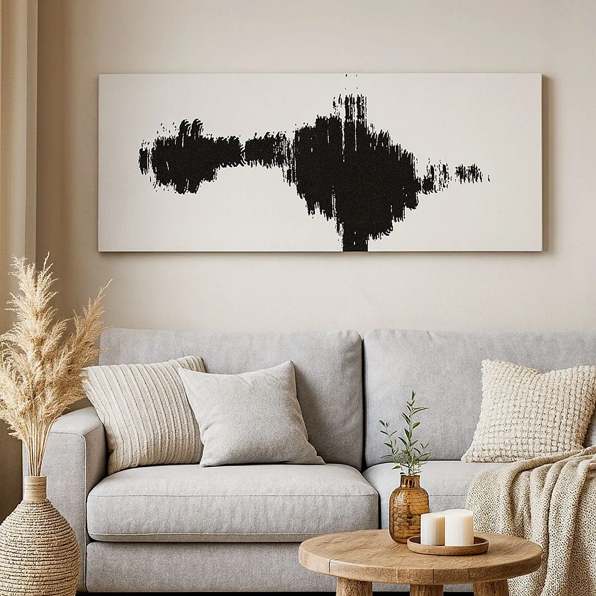 Obraz na płótnie - Drgania wyobraźni - 100x40 cm