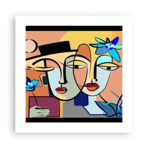 Plakat - Picassowskie randez vous - 40x40 cm