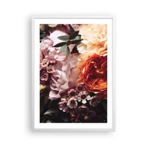Plakat w białej ramie - Otulone pięknem - 50x70 cm