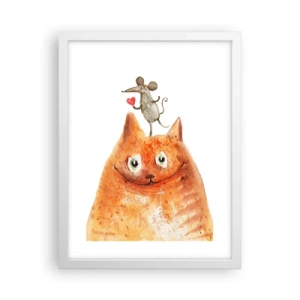 Plakat w białej ramie - Paradoksy miłości - 30x40 cm