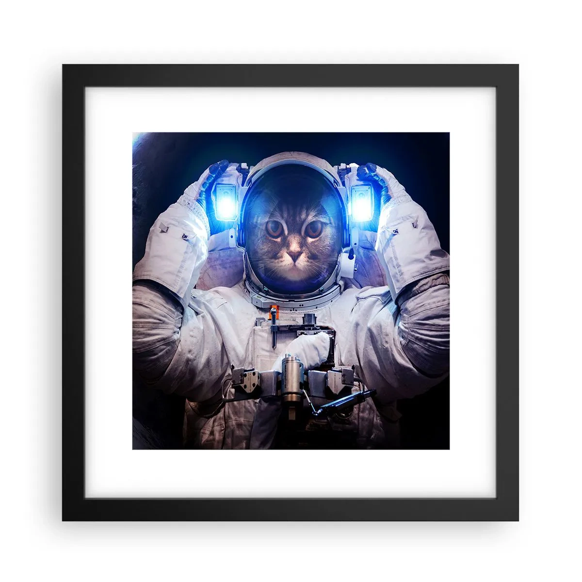 Plakat w czarnej ramie - Houston, macie problem - 30x30 cm
